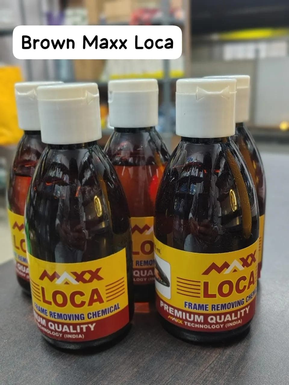 White / Brown Maxx LOCA Frame Removing Solution image 2