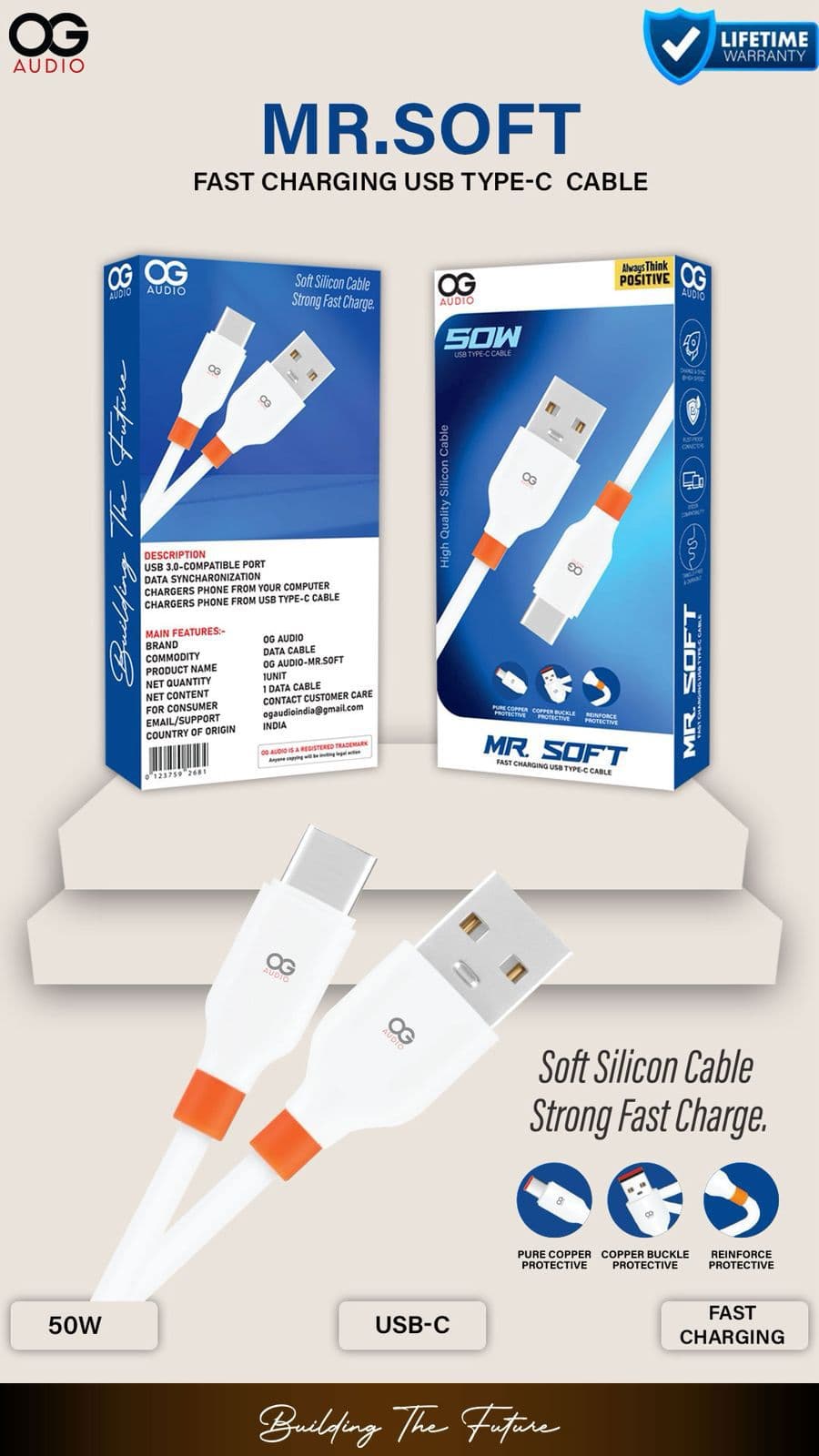 MR SOFT USB Type C charging cable image 2