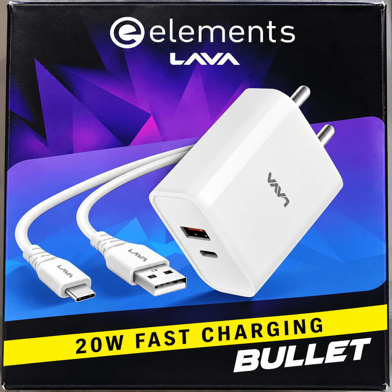 Elements By Lava Bullet 20W Fast Charging Adapter image 2