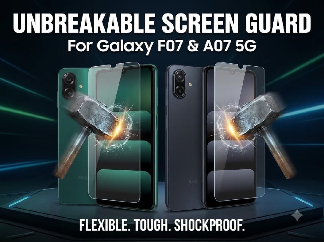 Unbreakable Screen Guard For Samsung Mobile Phones image 3