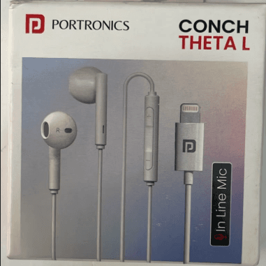 Portronics Conch Theta L 8-Pin Wired Earphone image 2