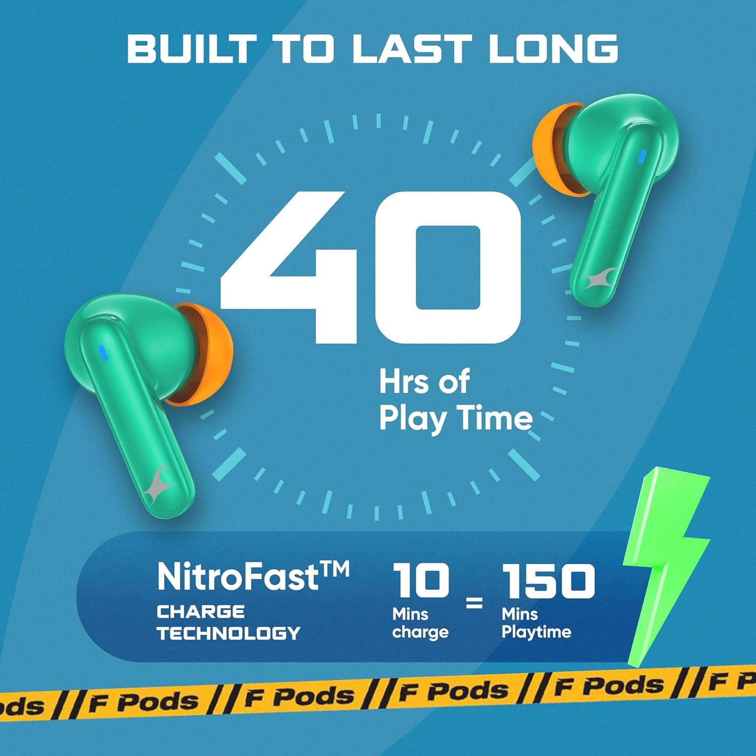 Fastrack F Pods FX101 True Wireless Stereo earbuds image 3