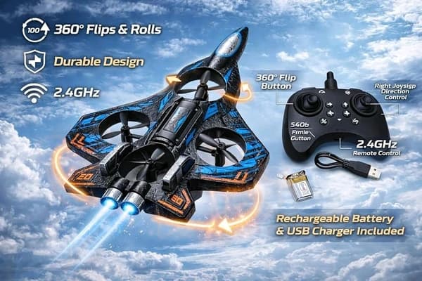E69 RC Foam Fighter Aircraft image 4