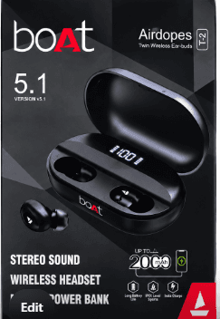 Boat Airdopes T-2 Twin Wireless Earbuds image 2