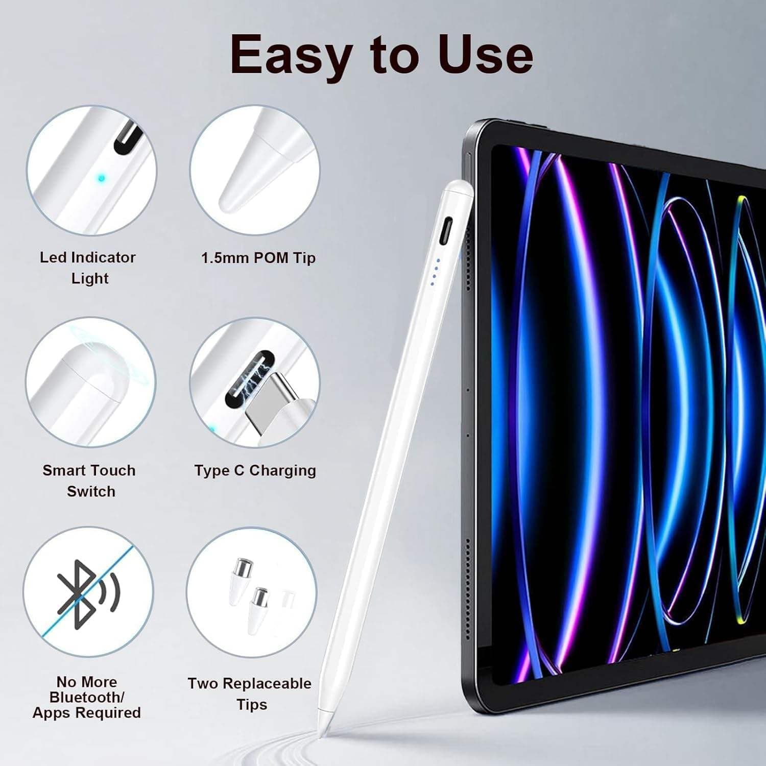 Universal Stylus Pen for iPad & Android Tablets image 2