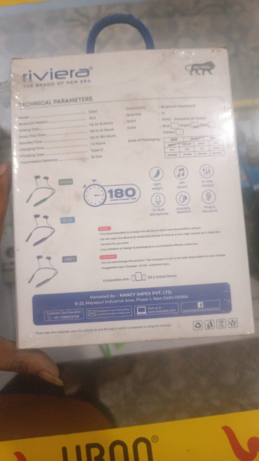 Riviera Zuba Bluetooth Neckband image 2